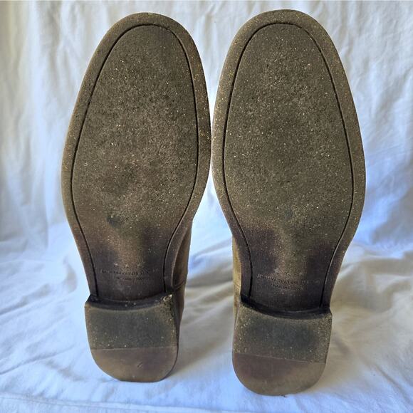 John Varvatos Waverly Men's Suede Slip On Chelsea Ankle Boots Brown Size 9.5 M - Picture 6 of 9